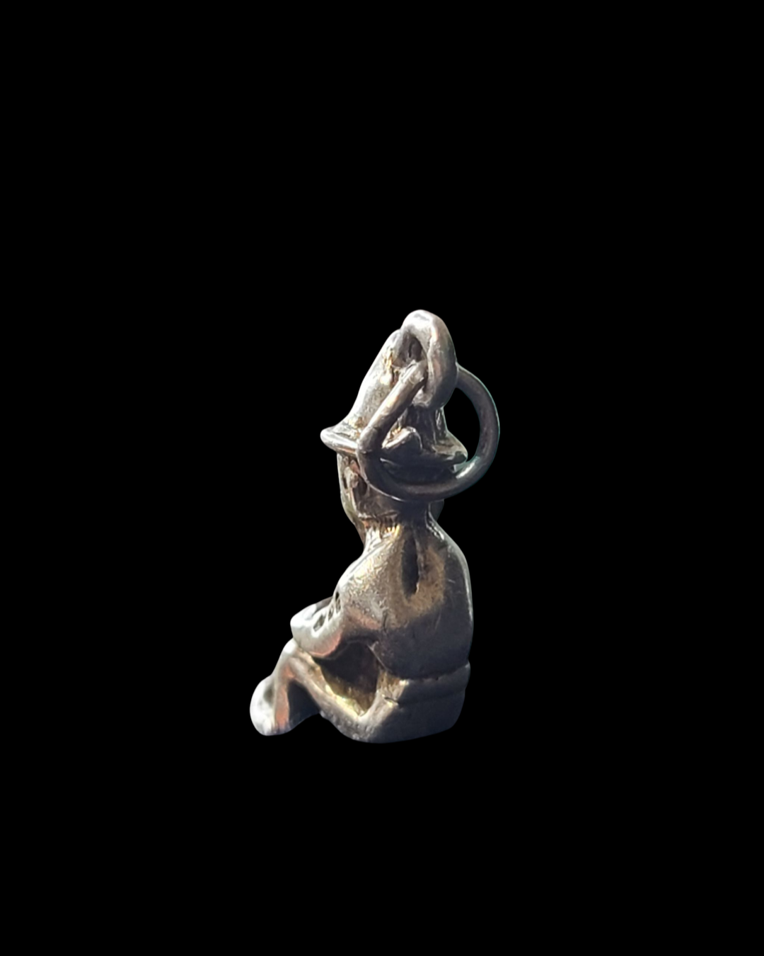 .925 Sterling Silver Vintage Elf Charm